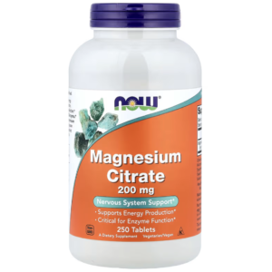 Now Foods Magnesium Citrate, 120 tablets